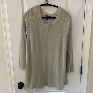 Eileen Fisher Cream Crew Neck Sweater
